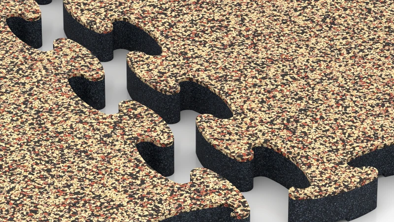 Optimalizované puzzle ozubenie bez skosenia