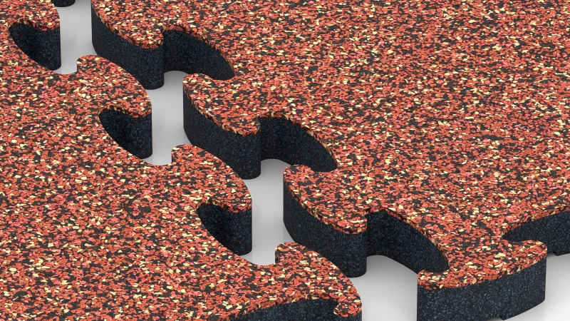 Optimalizované puzzle ozubenie bez skosenia