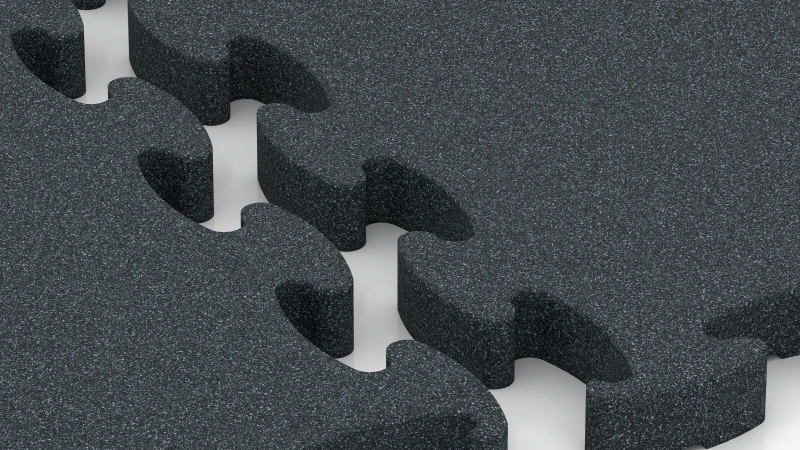 Optimalizované puzzle ozubenie bez skosenia