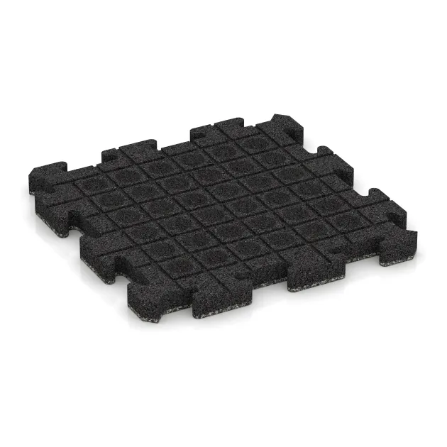 Aufsicht auf die Unterseite, also die Bodenseite von WARCO-Formteil 2919 - Dlaždica k bazénu im Format 500 x 500 x 40 mm.