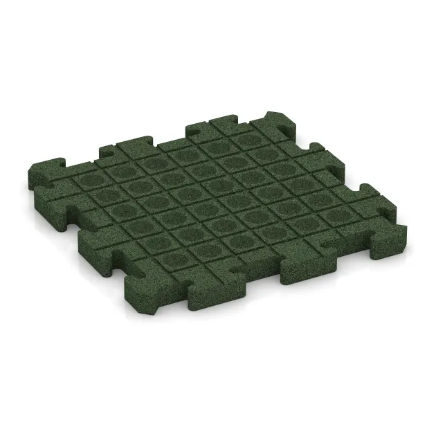 Aufsicht auf die Unterseite, also die Bodenseite von WARCO-Formteil 5882 - Exteriérová eventová dlaždica im Format 500 x 500 x 40 mm.