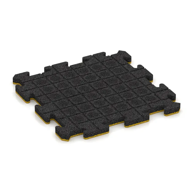 Aufsicht auf die Unterseite, also die Bodenseite von WARCO-Formteil 5815 - Exteriérová eventová dlaždica im Format 500 x 500 x 30 mm.