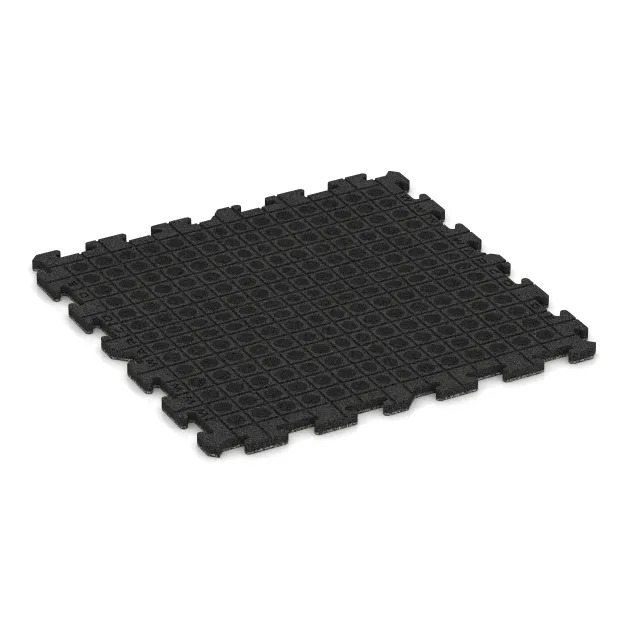 Aufsicht auf die Unterseite, also die Bodenseite von WARCO-Formteil 6057 - Exteriérová eventová dlaždica im Format 1000 x 1000 x 30 mm.