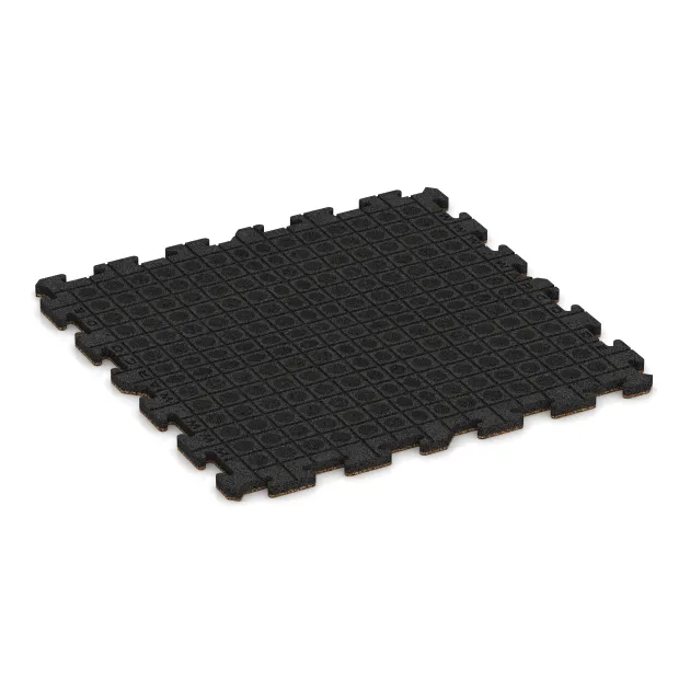 Aufsicht auf die Unterseite, also die Bodenseite von WARCO-Formteil 6060 - Exteriérová eventová dlaždica im Format 1000 x 1000 x 30 mm.