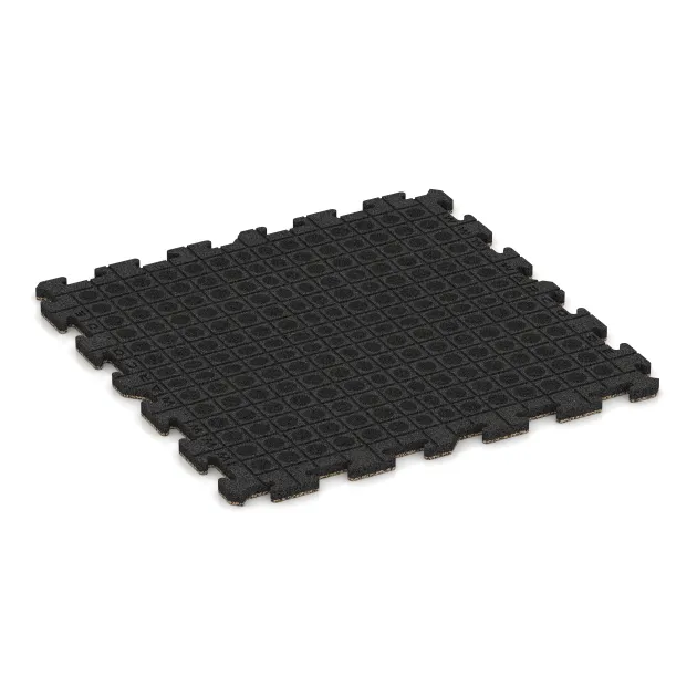Aufsicht auf die Unterseite, also die Bodenseite von WARCO-Formteil 6064 - Exteriérová eventová dlaždica im Format 1000 x 1000 x 30 mm.