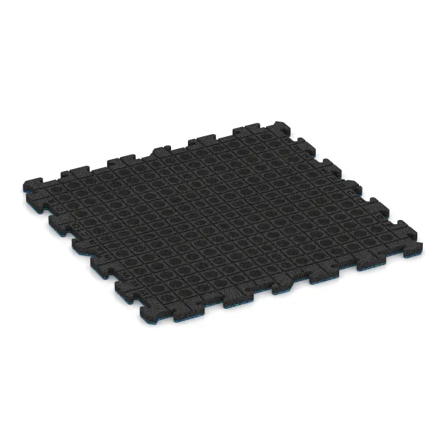 Aufsicht auf die Unterseite, also die Bodenseite von WARCO-Formteil 6066 - Exteriérová eventová dlaždica im Format 1000 x 1000 x 30 mm.