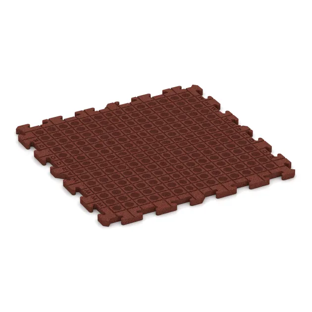 Aufsicht auf die Unterseite, also die Bodenseite von WARCO-Formteil 3361 - Dog sport flooring Pro im Format 1000 x 1000 x 30 mm.