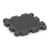 Aufsicht auf die Unterseite, also die Bodenseite von WARCO-Formteil 3165 - Fitness Ochranná Podložka im Format 500 x 500 x 50 mm.