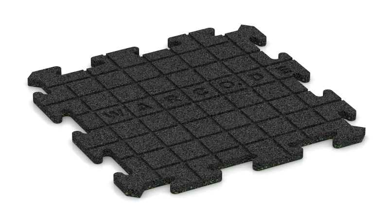 Drenážne kanáliky v štvorcovom usporiadaní – 4 mm hlboké