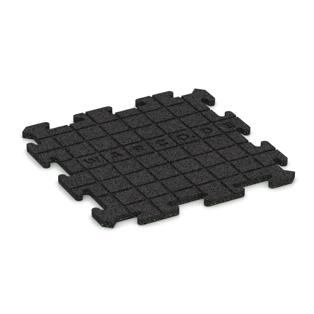 Aufsicht auf die Unterseite, also die Bodenseite von WARCO-Formteil 3872 - Podlahová krytina pre psy im Format 50 x 50 x 1,8 cm | 0,25 m².