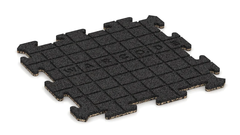 Drenážne kanáliky v štvorcovom usporiadaní – 4 mm hlboké