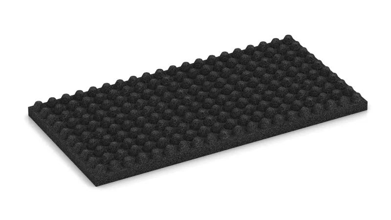 Štruktúra s 23 mm vysokými skrátenými kužeľmi