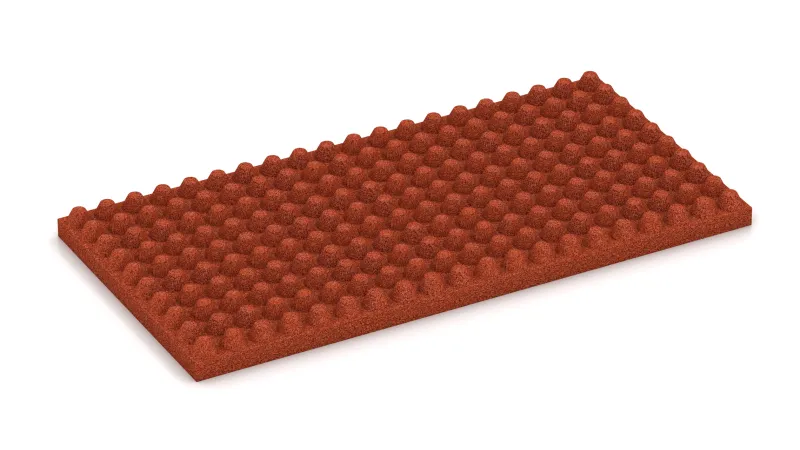 Štruktúra s 23 mm vysokými skrátenými kužeľmi