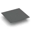 Aufsicht auf die Unterseite, also die Bodenseite von WARCO-Formteil 0502 - Corner tile (two chamfered sides) im Format 500 x 500 x 100 mm.