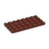 Aufsicht auf die Unterseite, also die Bodenseite von WARCO-Formteil 0378 - Half tile im Format 500 x 250 x 30 mm.
