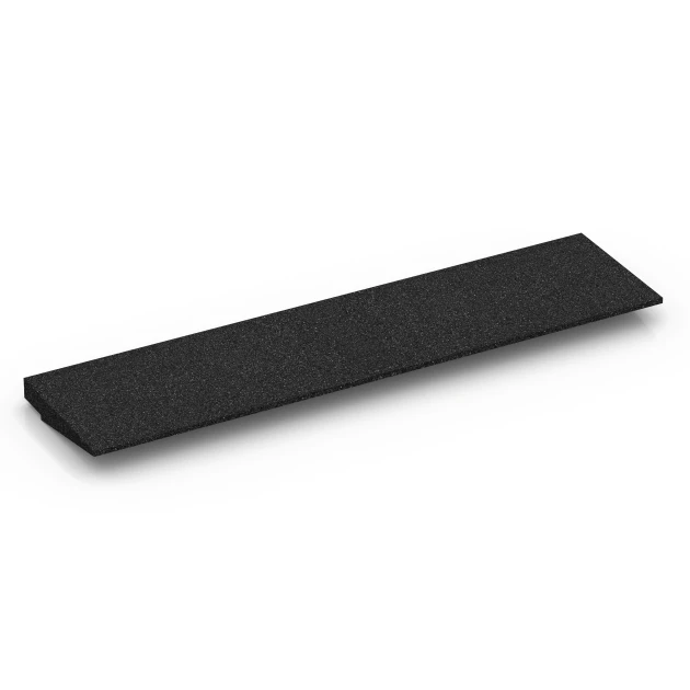 Aufsicht auf die Unterseite, also die Bodenseite von WARCO-Formteil 6597 - Nájazd na prah im Format 100 × 25 cm | 1 < 4,5 cm.