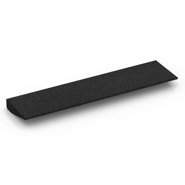 Aufsicht auf die Unterseite, also die Bodenseite von WARCO-Formteil 6599 - Nájazd na prah im Format 100 × 25 cm | 1 < 6 cm.