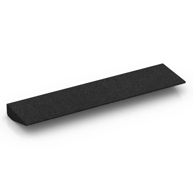 Aufsicht auf die Unterseite, also die Bodenseite von WARCO-Formteil 6600 - Nájazd na prah im Format 100 × 25 cm | 1 < 7 cm.