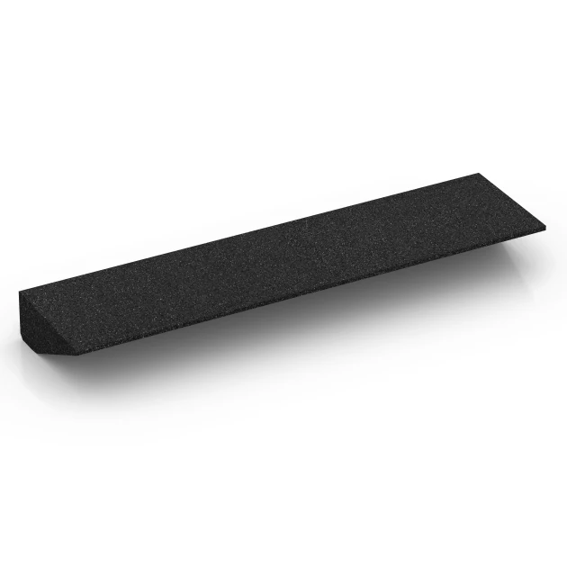 Aufsicht auf die Unterseite, also die Bodenseite von WARCO-Formteil 6603 - Nájazd na prah im Format 100 × 25 cm | 1 < 10 cm.