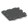 Aufsicht auf die Unterseite, also die Bodenseite von WARCO-Formteil 1493 - Fitness gumové dlaždice Classic im Format 500 x 500 x 50 mm.