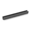 Aufsicht auf die Unterseite, also die Bodenseite von WARCO-Formteil 2589 - Rubber Kerb Cap im Format 1000 x 100 x 100 x 60 mm.