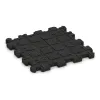 Aufsicht auf die Unterseite, also die Bodenseite von WARCO-Formteil 5422 - Stair covering im Format 306 x 306 x 20 mm.