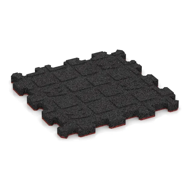 Aufsicht auf die Unterseite, also die Bodenseite von WARCO-Formteil 5991 - Dlaždica k bazénu bez škár im Format 306 x 306 x 20 mm.