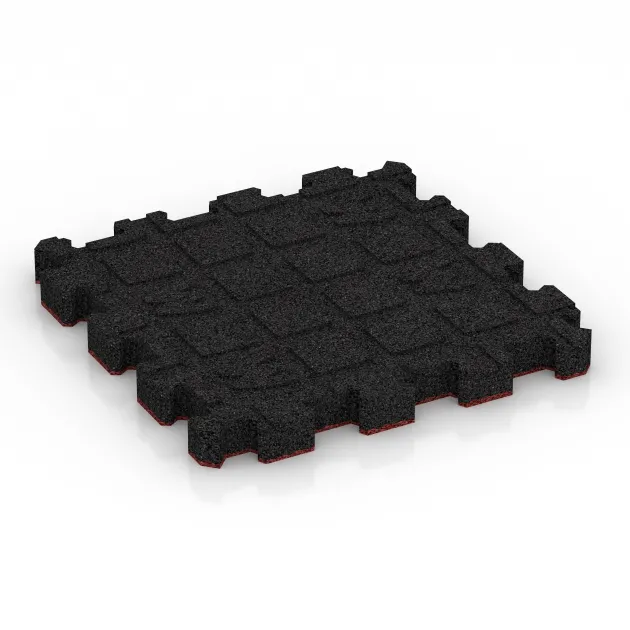 Aufsicht auf die Unterseite, also die Bodenseite von WARCO-Formteil 5236 - Dlaždica k bazénu bez škár im Format 306 x 306 x 30 mm.