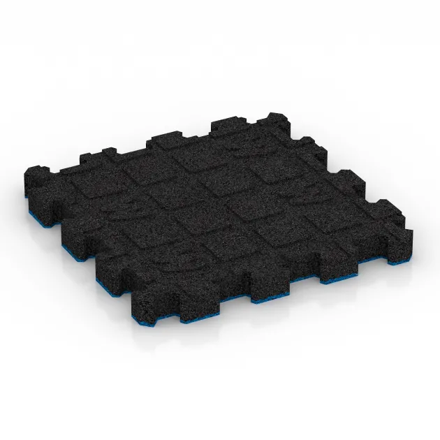 Aufsicht auf die Unterseite, also die Bodenseite von WARCO-Formteil 5237 - Dlaždica k bazénu bez škár im Format 306 x 306 x 30 mm.