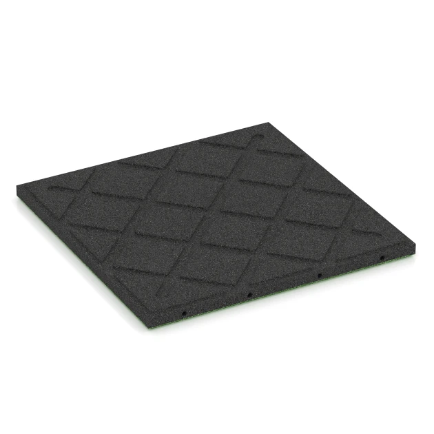Aufsicht auf die Unterseite, also die Bodenseite von WARCO-Formteil 6129 - Tlmiaca dlaždica – 95 cm im Format 50 x 50 x 3 cm | 0,25 m².