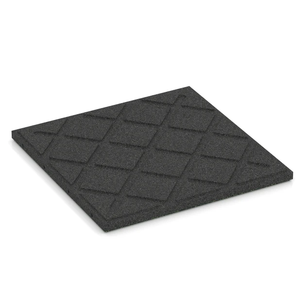 Aufsicht auf die Unterseite, also die Bodenseite von WARCO-Formteil 6415 - Dopadová dlaždica – 90 cm im Format 50 x 50 x 3 cm | 0,25 m².