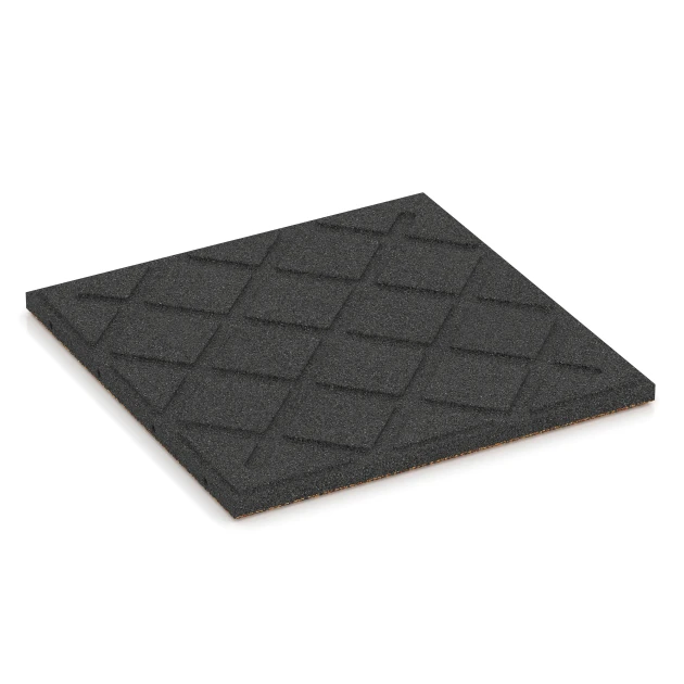 Aufsicht auf die Unterseite, also die Bodenseite von WARCO-Formteil 6416 - Dopadová dlaždica – 90 cm im Format 50 x 50 x 3 cm | 0,25 m².