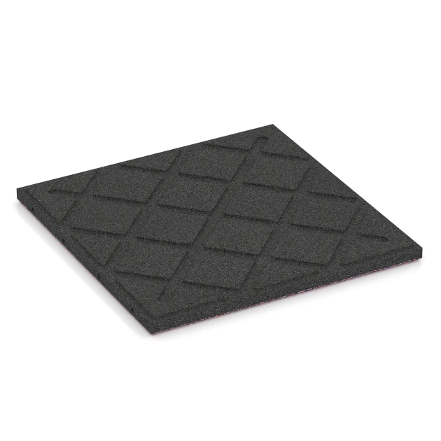 Aufsicht auf die Unterseite, also die Bodenseite von WARCO-Formteil 6418 - Dopadová dlaždica – 90 cm im Format 50 x 50 x 3 cm | 0,25 m².
