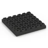 Aufsicht auf die Unterseite, also die Bodenseite von WARCO-Formteil 6442 - Dopadová dlaždica – 210 cm im Format 50 x 50 x 7 cm.
