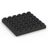 Aufsicht auf die Unterseite, also die Bodenseite von WARCO-Formteil 6443 - Dopadová dlaždica – 210 cm im Format 50 x 50 x 7 cm.