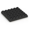 Aufsicht auf die Unterseite, also die Bodenseite von WARCO-Formteil 6446 - Dopadová dlaždica – 210 cm im Format 50 x 50 x 7 cm.