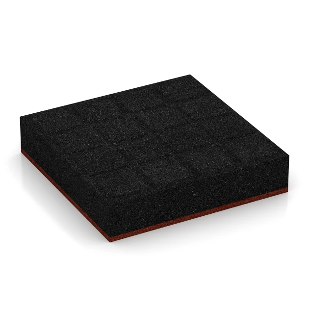 Aufsicht auf die Unterseite, also die Bodenseite von WARCO-Formteil 6278 - Dopadová dlaždica – 300 cm im Format 50 x 50 x 11 cm.