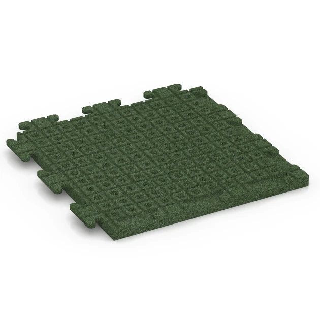 Aufsicht auf die Unterseite, also die Bodenseite von WARCO-Formteil 7054 - Gumová dlažba Linea im Format 50 x 50 x 3 cm | 0,25 m².