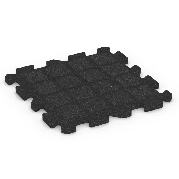 Aufsicht auf die Unterseite, also die Bodenseite von WARCO-Formteil 6987 - Dlaždice na ihrisko im Format 50 x 50 x 3 cm | 0,25 m².