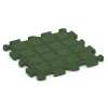 Aufsicht auf die Unterseite, also die Bodenseite von WARCO-Formteil 6990 - Fitness dlaždice im Format 50 x 50 x 3 cm | 0,25 m².