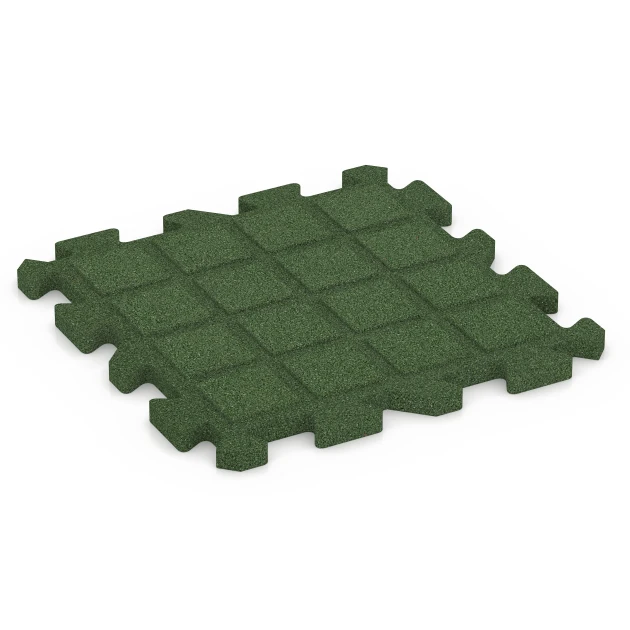 Aufsicht auf die Unterseite, also die Bodenseite von WARCO-Formteil 6990 - Fitness dlaždice im Format 50 x 50 x 3 cm | 0,25 m².