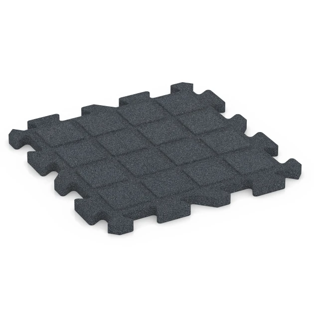 Aufsicht auf die Unterseite, also die Bodenseite von WARCO-Formteil 6993 - Dlaždice na ihrisko im Format 50 x 50 x 3 cm | 0,25 m².