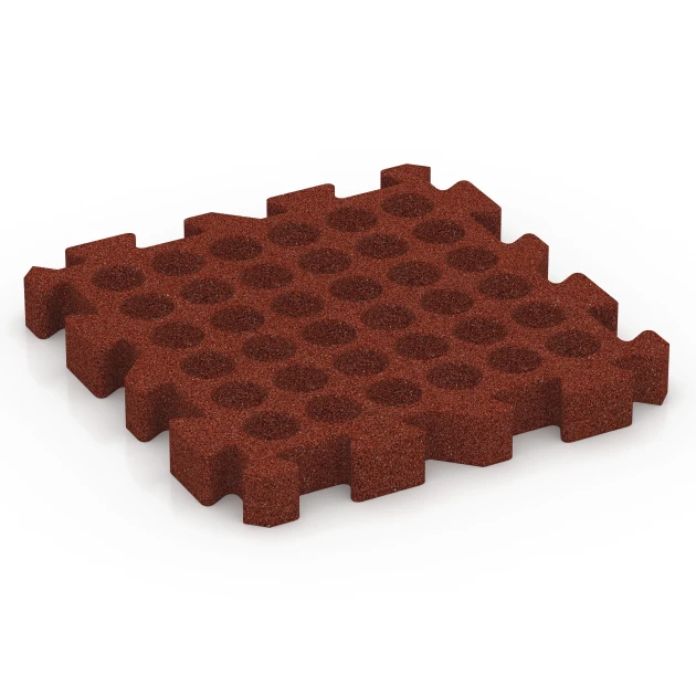 Aufsicht auf die Unterseite, also die Bodenseite von WARCO-Formteil 6406 - Dopadová dlaždica – 220 cm im Format 50 x 50 x 6 cm | 0,25 m².