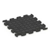 Aufsicht auf die Unterseite, also die Bodenseite von WARCO-Formteil 6829 - Fitness Active podlaha im Format 46 x 46 x 1,8 cm.