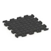 Aufsicht auf die Unterseite, also die Bodenseite von WARCO-Formteil 6831 - Fitness Active podlaha im Format 46 x 46 x 1,8 cm.