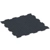 Aufsicht auf die Unterseite, also die Bodenseite von WARCO-Formteil 6837 - Fitness Active podlaha im Format 97,1 x 97,1 × 1,8 cm.