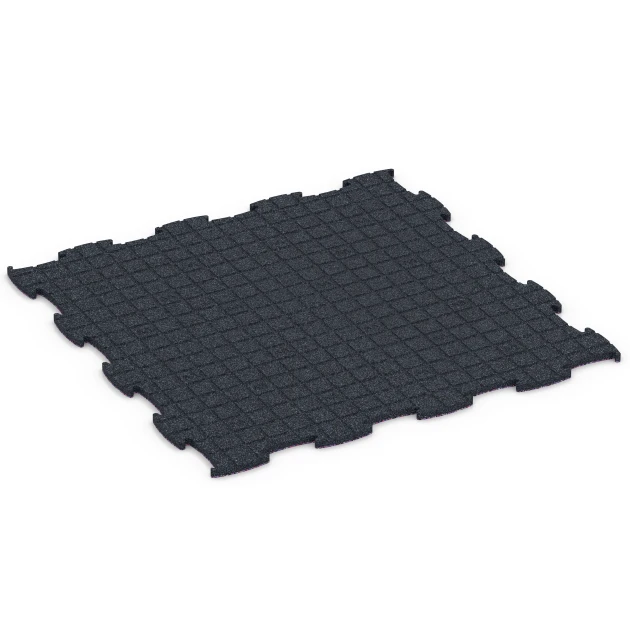 Aufsicht auf die Unterseite, also die Bodenseite von WARCO-Formteil 6837 - Fitness Active podlaha im Format 97,1 x 97,1 × 1,8 cm.