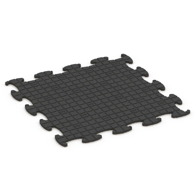Aufsicht auf die Unterseite, also die Bodenseite von WARCO-Formteil 6840 - Fitness Active podlaha im Format 98 x 98 × 1,8 cm.