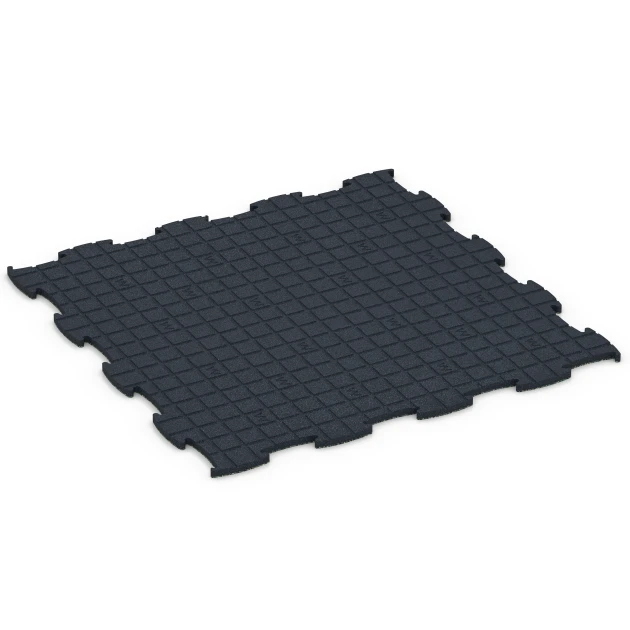 Aufsicht auf die Unterseite, also die Bodenseite von WARCO-Formteil 6870 - Fitnes podlaha Max im Format 97,1 x 97,1 × 1,8 cm.