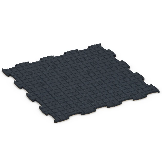 Aufsicht auf die Unterseite, also die Bodenseite von WARCO-Formteil 6876 - Fitnes podlaha Max im Format 97,1 x 97,1 × 1,8 cm.
